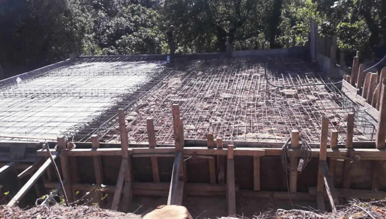 Prefabrik ev zemin betonu nasıl atılır?