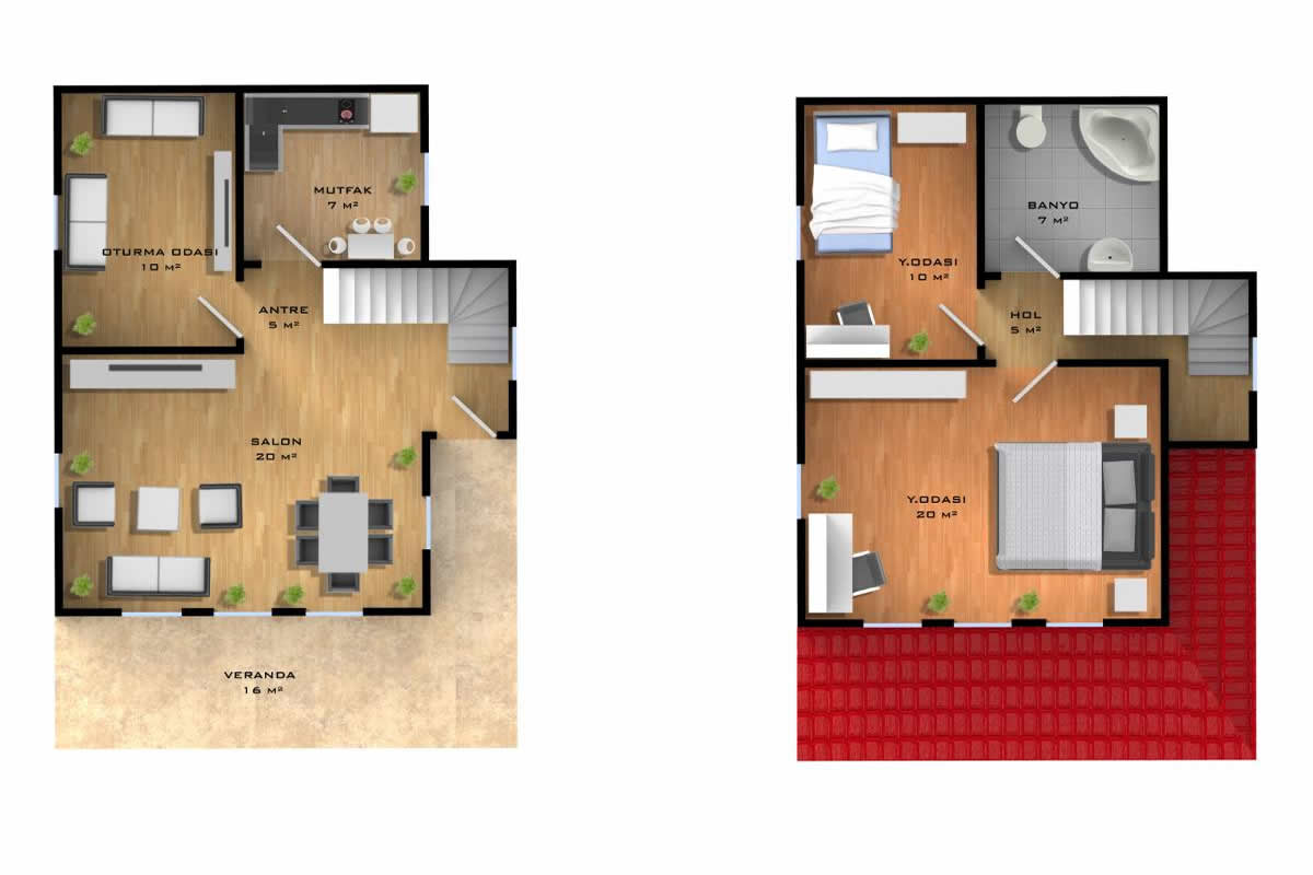 100m2 Çelik Ev - Görsel 2