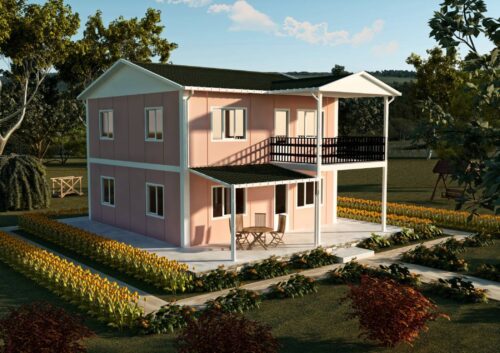 147 m² Prefabrik Ev 3+1 dubleks prefabrik ev