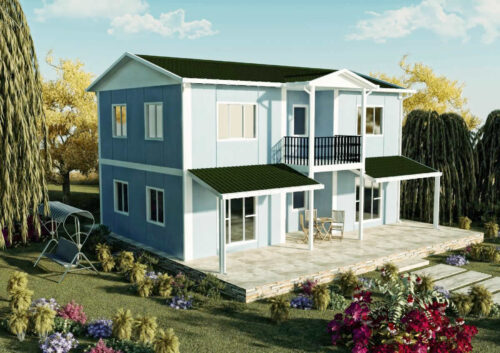 158 m² Prefabrik Ev 3+1 dubleks prefabrik ev