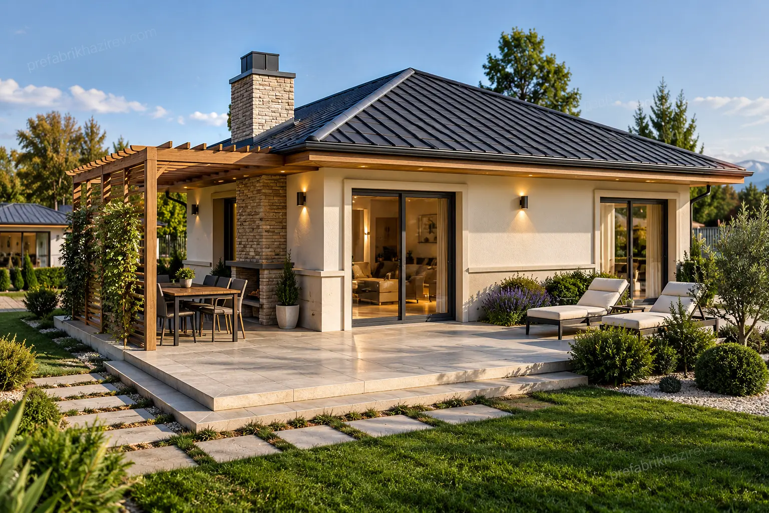 104m2 Çelik Ev Modeli