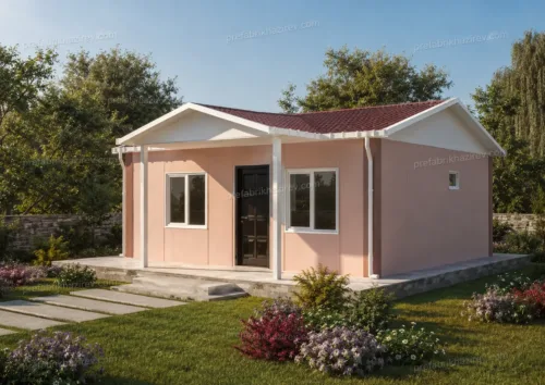 45 m² Prefabrik Ev 2+1 tek katlı prefabrik ev