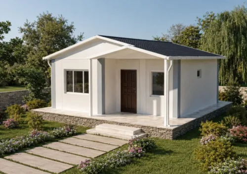 53 m² Prefabrik Ev 2+1 tek katlı prefabrik ev