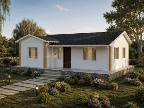 78 m² Prefabrik Ev 2+1 tek katlı prefabrik ev