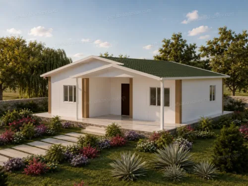81 m² Prefabrik Ev 3+1 tek katlı prefabrik ev