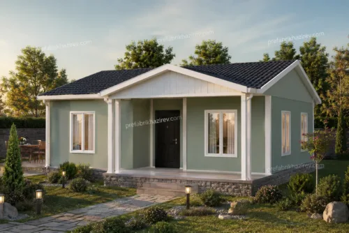 83m2 Prefabrik Ev