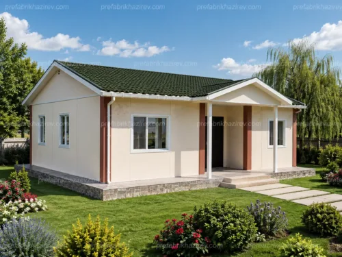 95 m² Prefabrik Ev 3+1 tek katlı prefabrik ev
