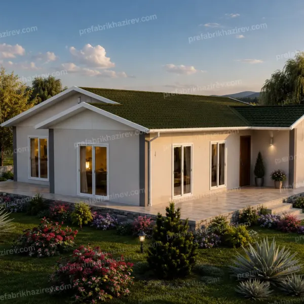 115m2 Prefabrik ev fiyatları