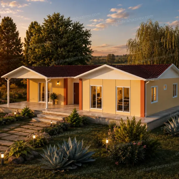 122m2 Prefabrik ev fiyatları