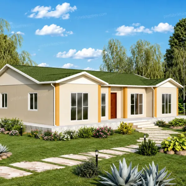 130m2 Prefabrik ev fiyatları