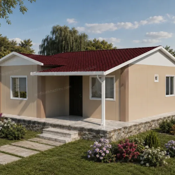 68m2 Prefabrik ev