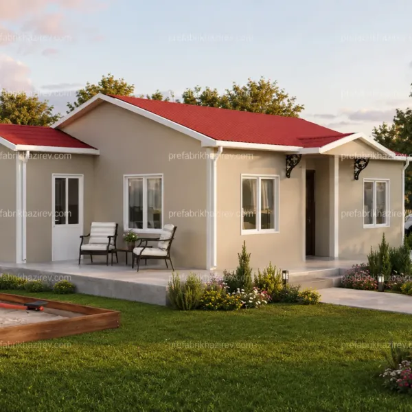 72m2 Prefabrik ev