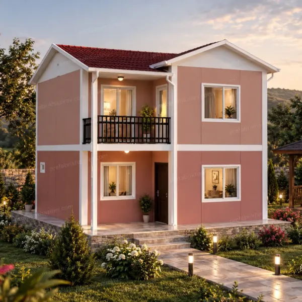 80m2 iki katlı Prefabrik ev fiyatları