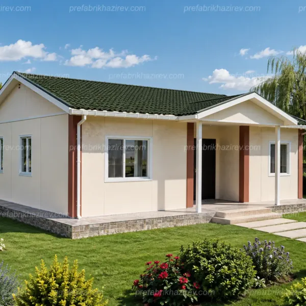 95m2 Prefabrik ev Modelleri